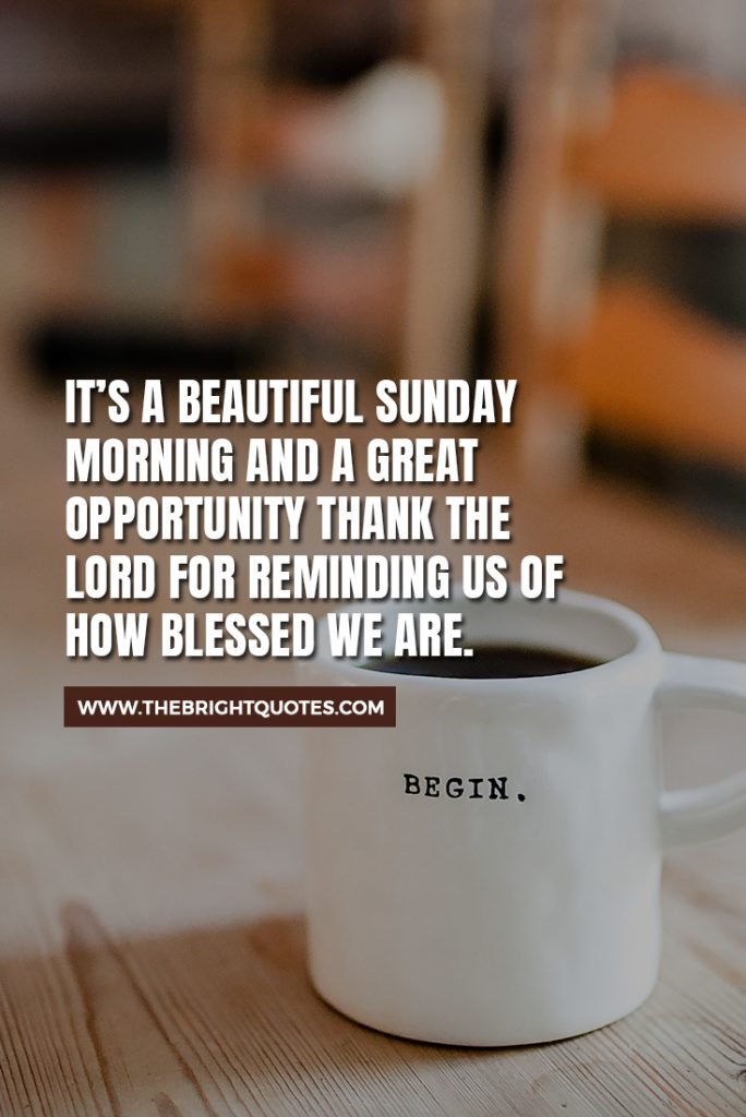 good morning sunday blessings images and quotes