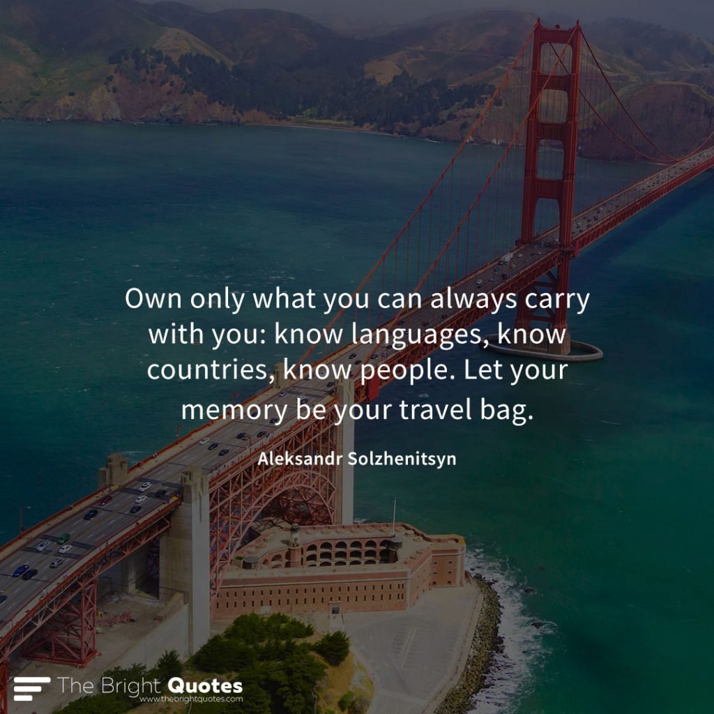 Inspirational travel quotes