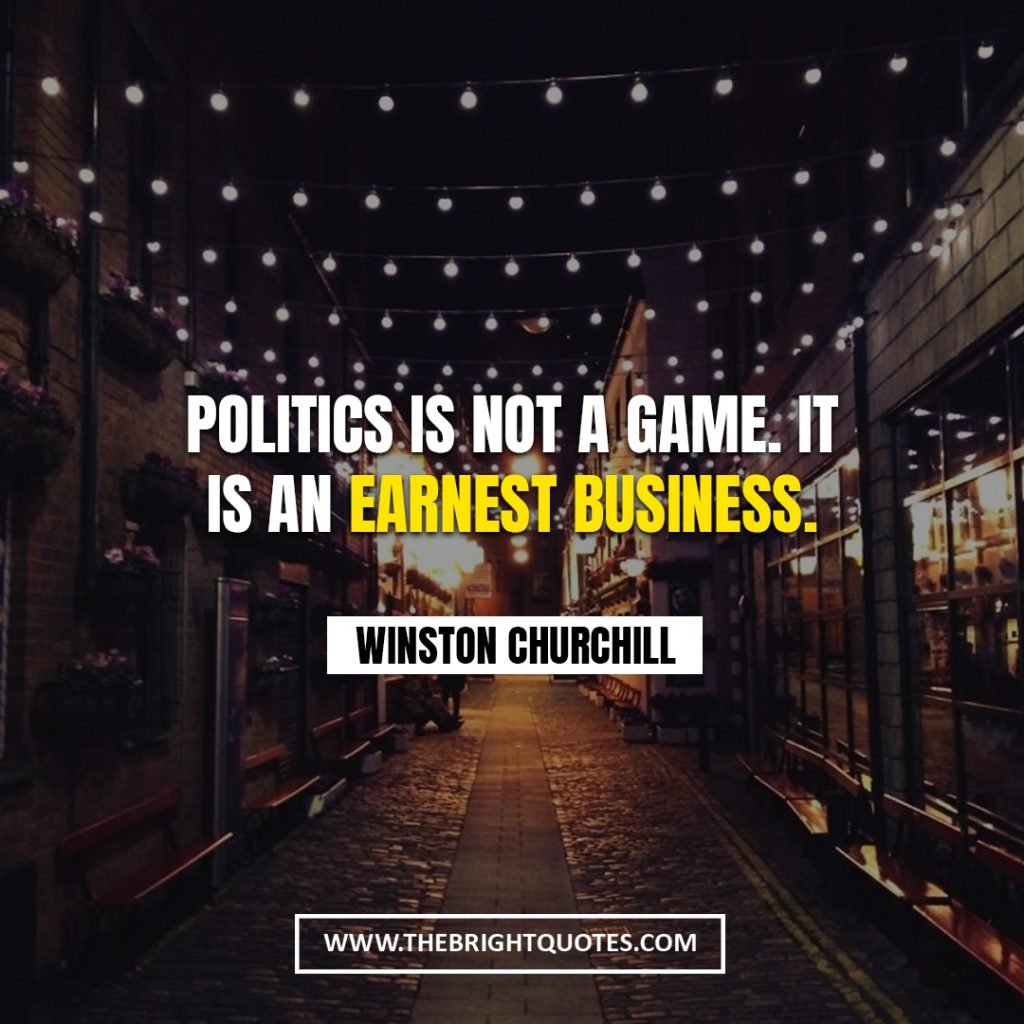 Winston Churchill quote about business