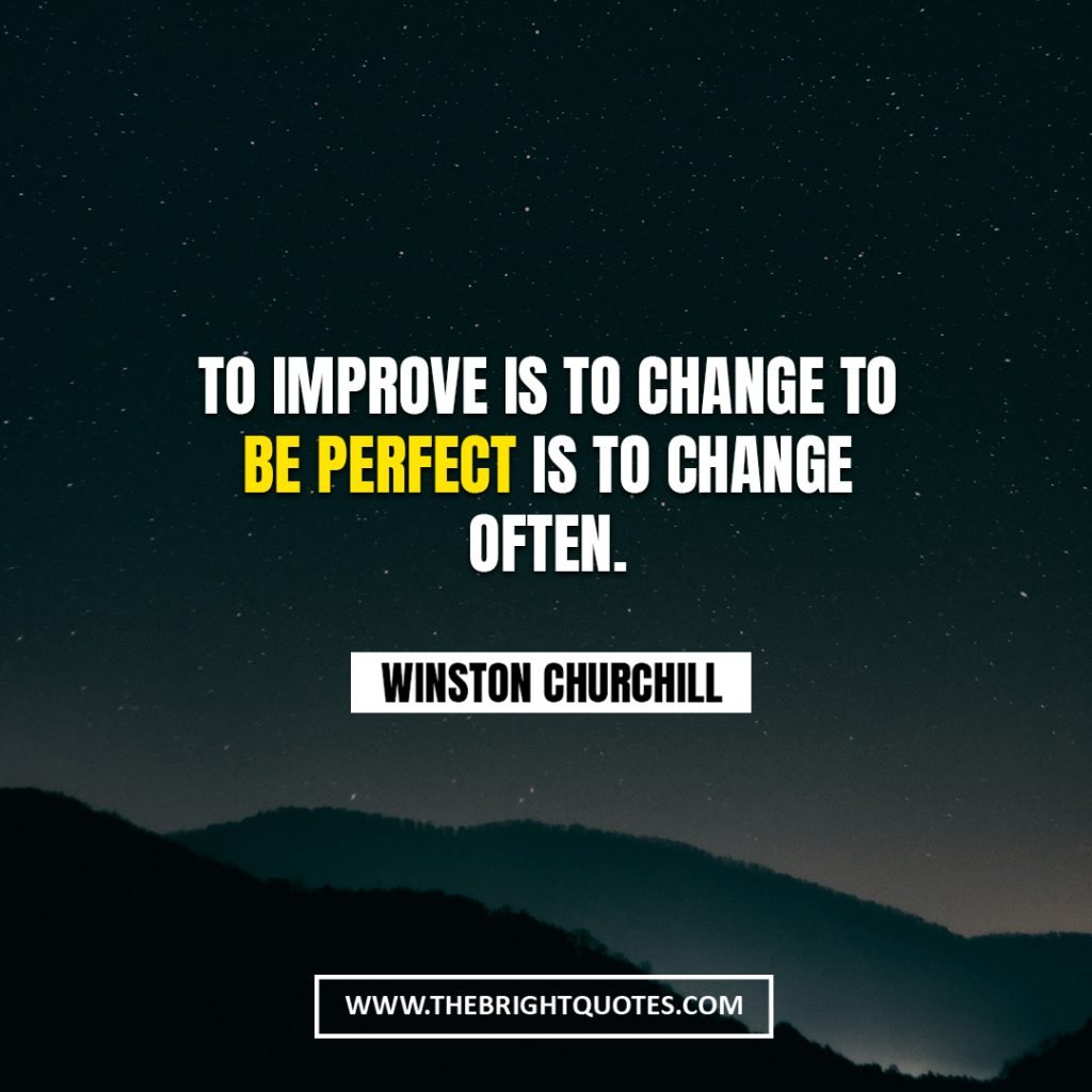 Winston Churchill quote about change