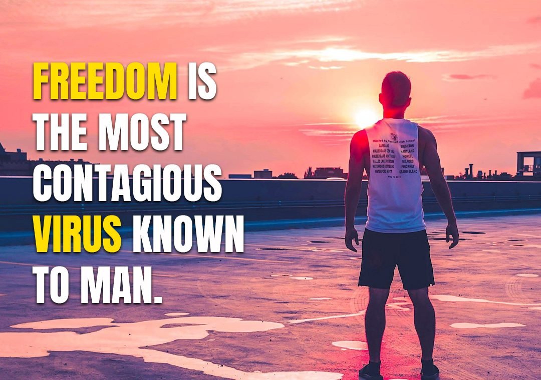 inspirational quote for freedom