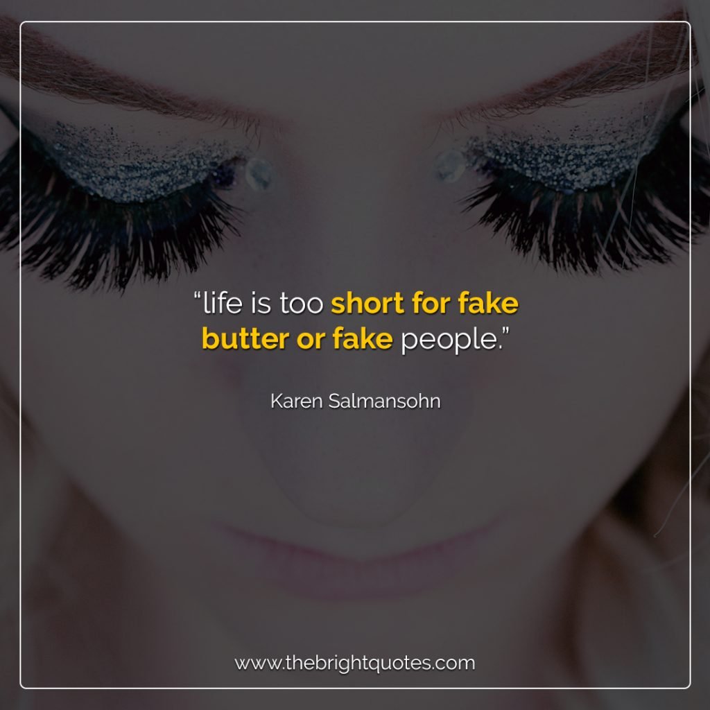 fake people quotes and sayings