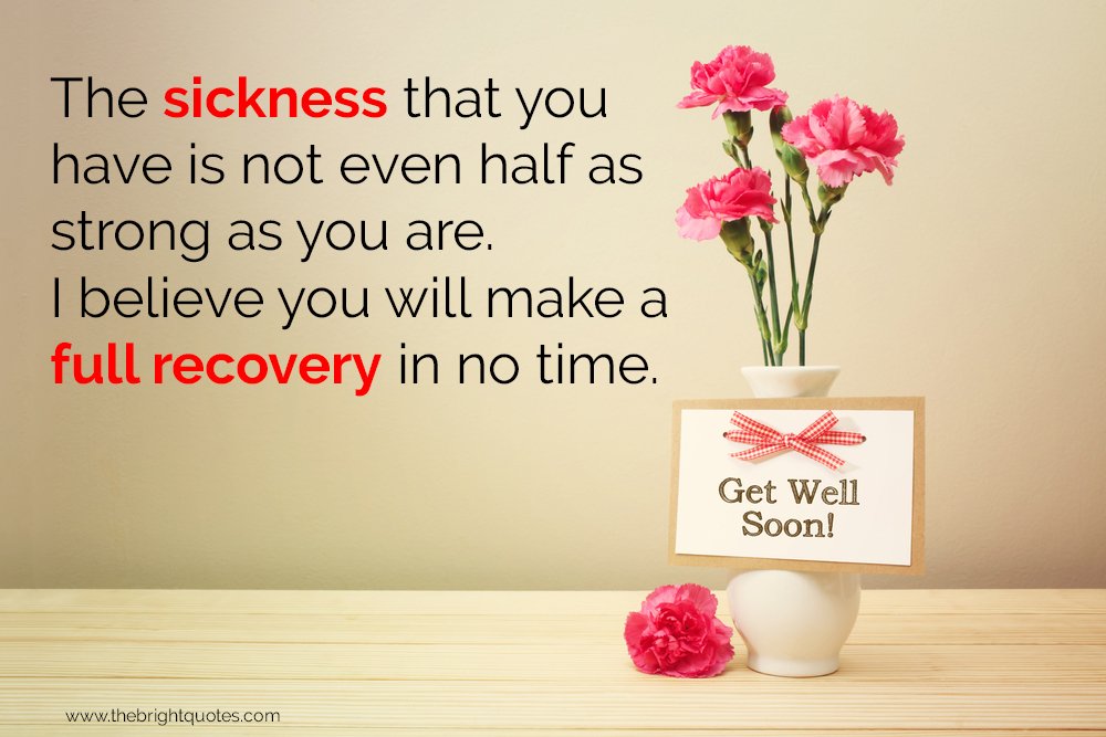 quote on get well soon