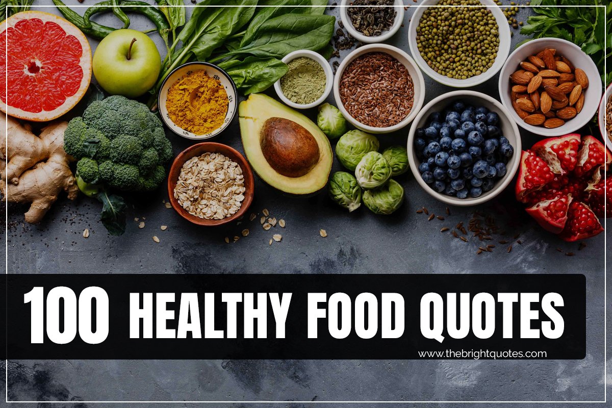 healthy food quotes images featured image