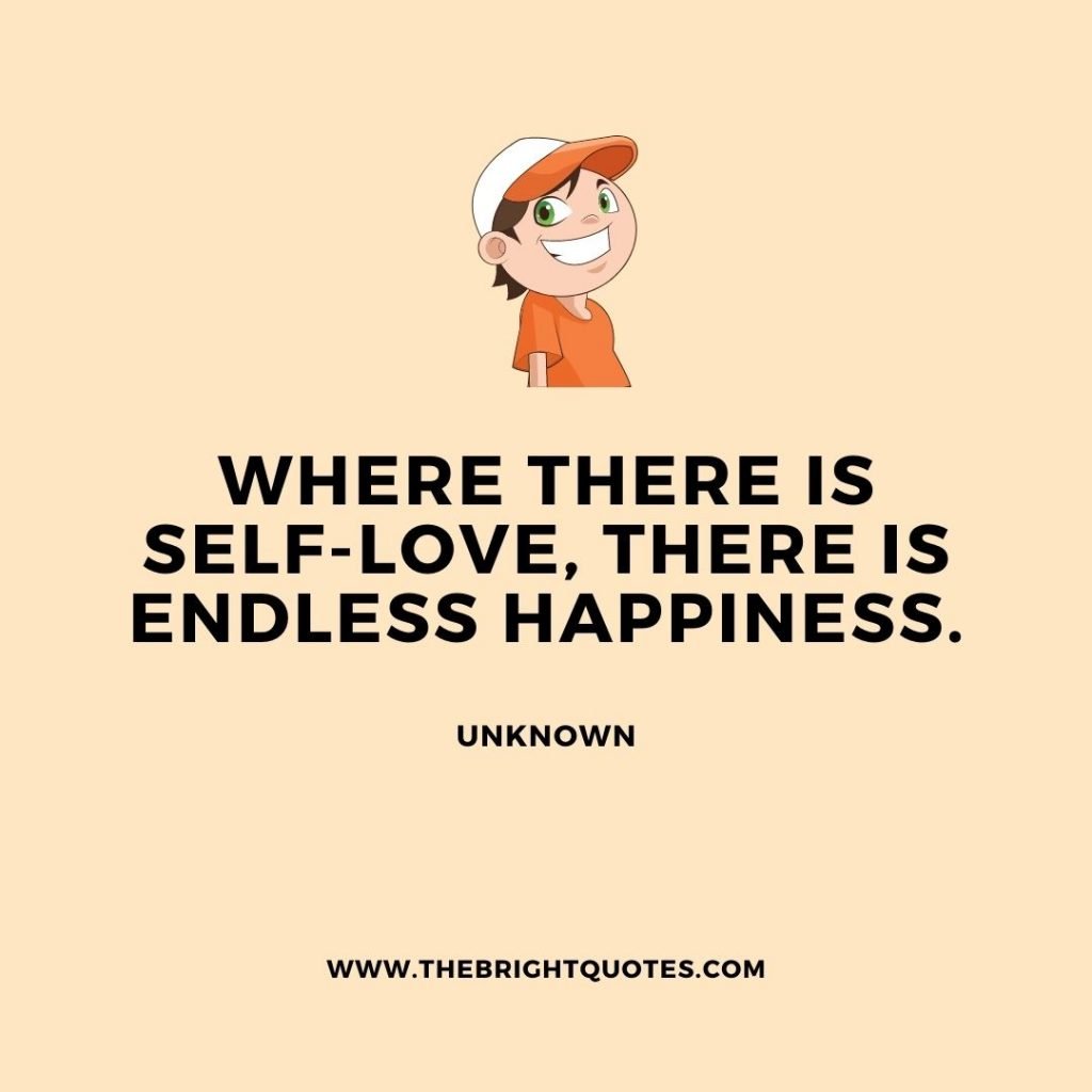 where there is self-love there is happiness