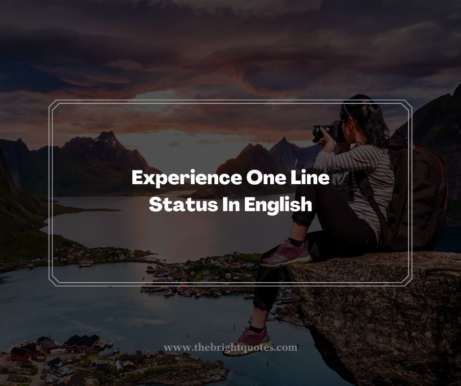 Experience One Line Status In English
