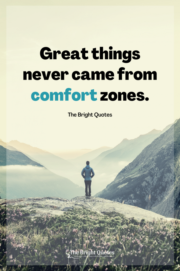 Great Things Never Came From Comfort Zones Wallpaper