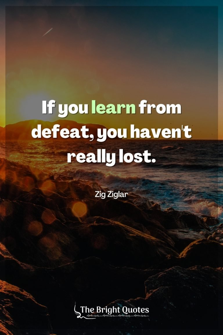 110 Quotes About Defeat for Failure, War and Death - The Bright Quotes